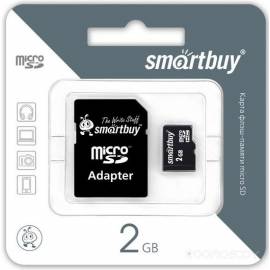 Карта памяти SmartBuy microSD + SD adapter