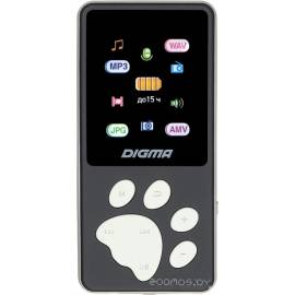 MP3-плеер DIGMA S4 8GB (черный/серый)