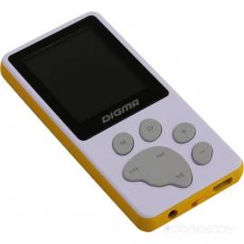 MP3-плеер DIGMA S4 8GB (белый/оранжевый)