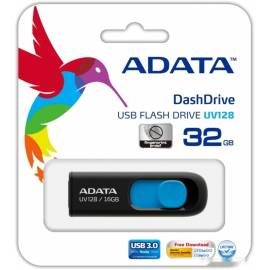 USB Flash A-Data DashDrive UV128 32GB (черный/синий)
