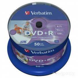 DVD+R диск Verbatim 4.7Gb 16x 43512 (50 шт.)