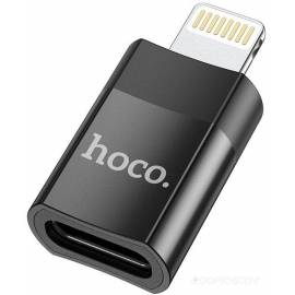 Адаптер Hoco UA17 Lightning - USB Type-C (черный)