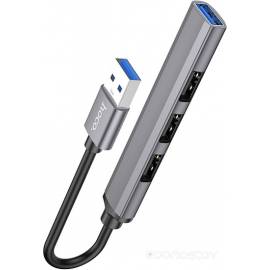 USB-хаб Hoco HB26 (серый)