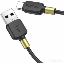 Кабель Borofone BX59 USB Type-A - USB Type-C (1 м, черный)