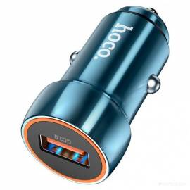 Автомобильное зарядное Hoco Z46 USB Type-C (синий)