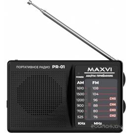 Радиоприемник MAXVI PR-01 (черный)