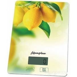 Кухонные весы Матрена MA-037 (лимон)