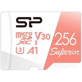 Карта памяти Silicon Power Superior A1 microSDXC SP256GBSTXDV3V20 256GB
