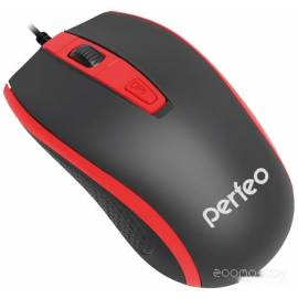 Мышь Perfeo PF-383-OP Profil (черный/красный)