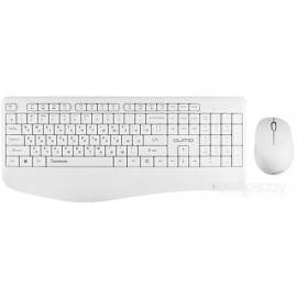 Клавиатура + мышь Qumo Space (белый)