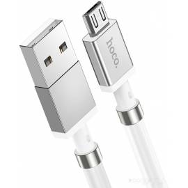 Кабель Hoco U91 Magic Magnetic USB - Micro-USB (1 м, белый)