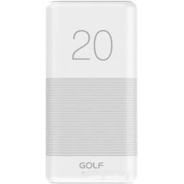 Портативное зарядное устройство Golf G81 20000 mAh (белый)